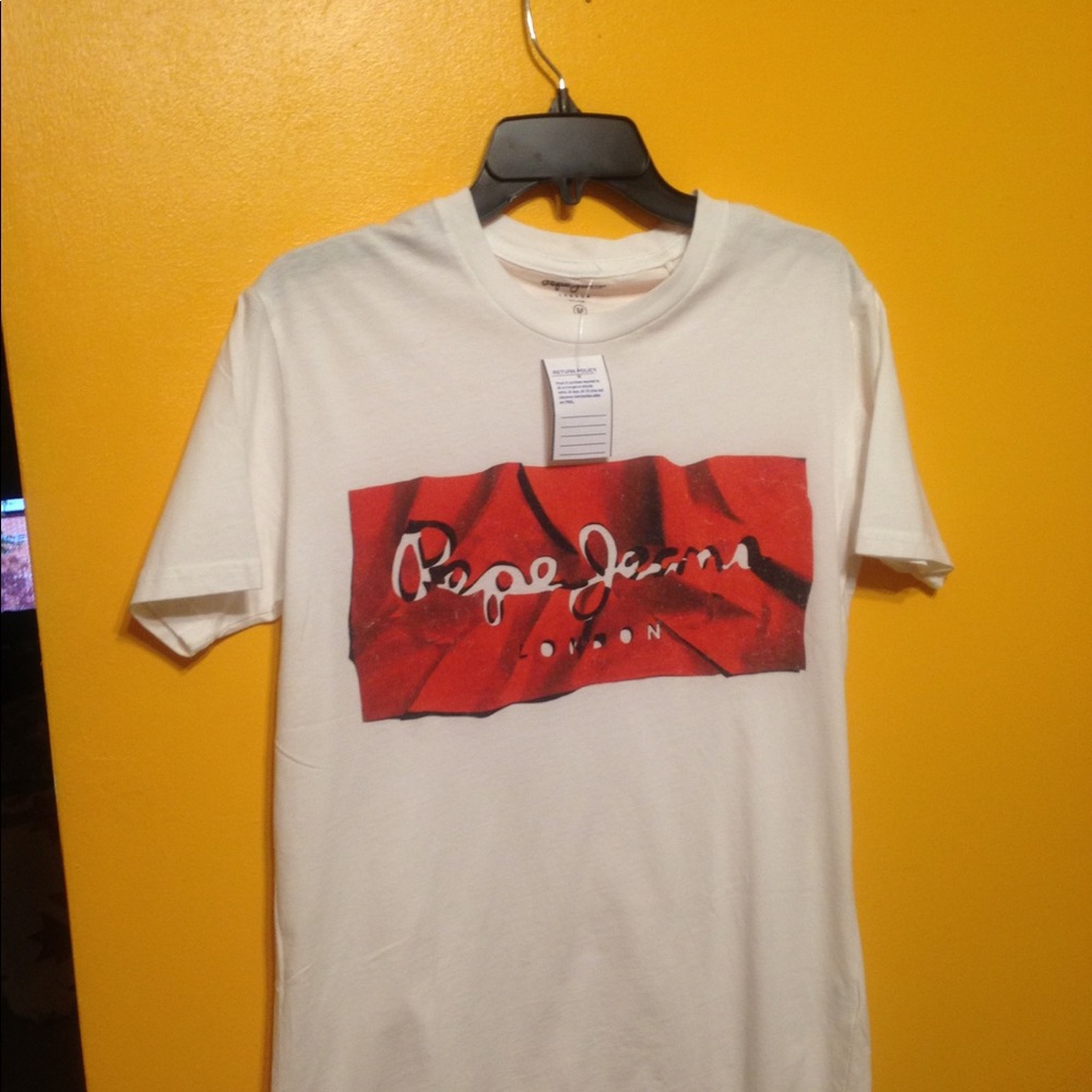 NWT PEPE JEANS of London Raury Tee Sz SMALL SLIM